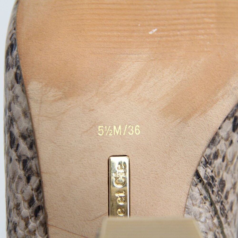 Louis Et Cie Snakeskin Over The Knee Boots, Women's 5.5 - Picture 7 of 8
